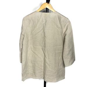 Michael Kors Tops - Michael Kors Tan Beaded V Neck Tunic Shirt Michael Kors Tops - Michael Kors Tan Beaded V Neck Tunic Shirt